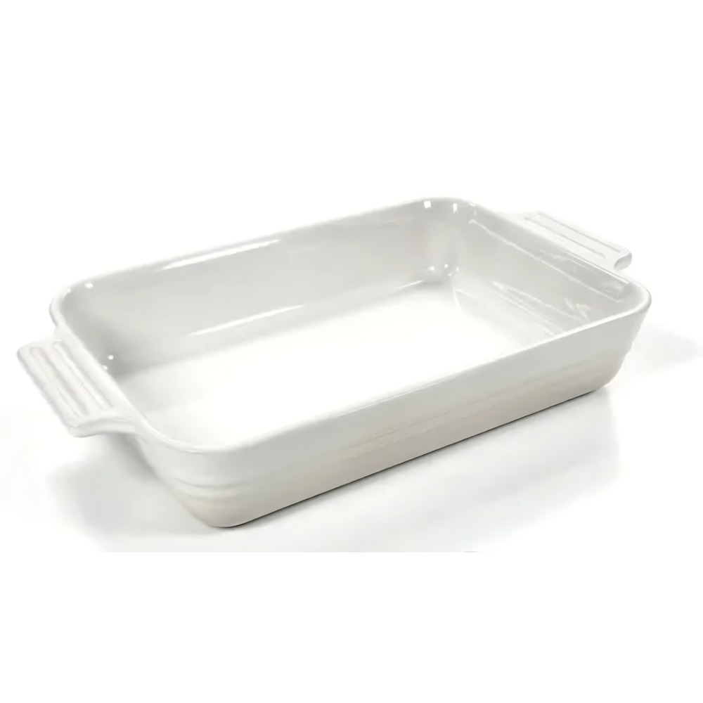 Le Creuset Heritage 25cm Rectangular Bakeware- Meringue